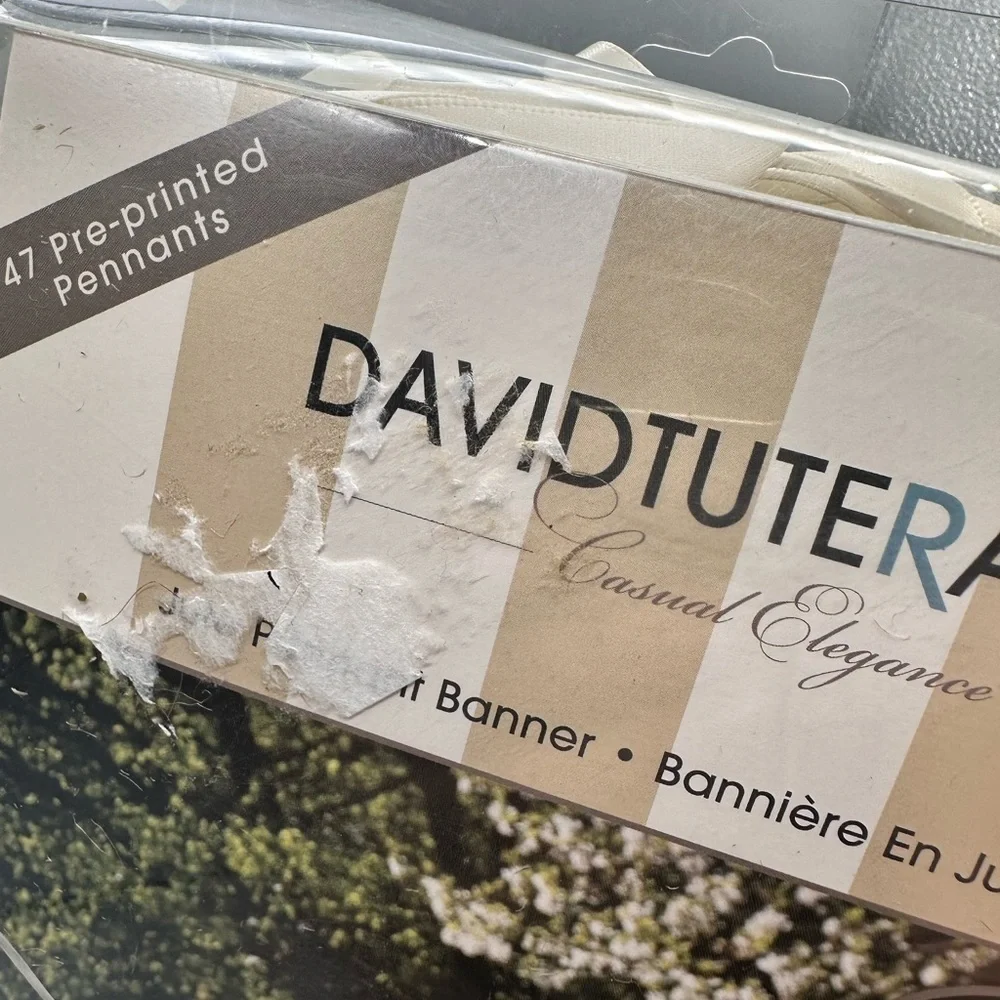 DavidRuttera banner with ribbon